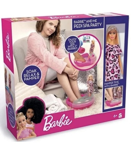 Barbie pedi spa party - barbie,