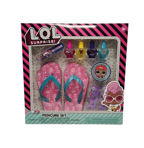 Lol surprise pedicure - lol, surprise!