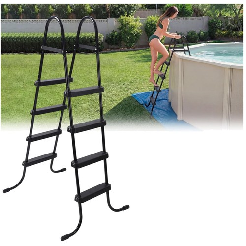 Above ground pool entry exit - ground,